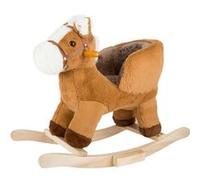 Small Foot cheval à bascule avec un siège 68 cm marron clair Marron, Marron G