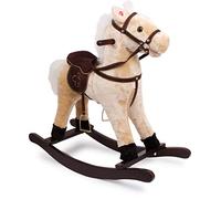 small foot Cheval à bascule «Hirsute» en bois et tissu, avec effets sonores, dès 3 ans, 4101