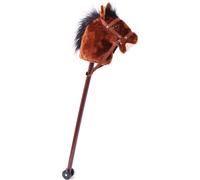 small foot Cheval à enfourcher "Tonnerre" avec son et tête en textile souple, à enfourcher en bois avec deux roulettes, dès 3 ans 4105