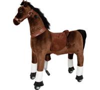 Small Foot Cheval de selle sur roulettes 12462 Multicolore Cheval en bois