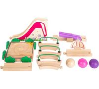 small foot Circuit à Boules en Bois avec éléments Flexibles et Extensibles, y Compris Les Billes, adaptés aux Petits Enfants.