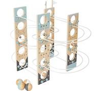 small foot Circuit à Boules modulaire en Bois, Peut être Facilement démontée et rangée de manière Peu encombrante, Art. 12234