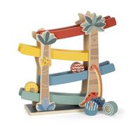 Small Foot Circuit de Course Dino, en Bois certifié FSC® 100%, dès 18 Mois, 12614, Coloré