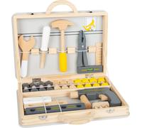 Small Foot Coffret à outils Miniwob (11808) Établi de jeu idéal pour les déplacements
