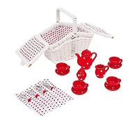 Small Foot Company - 2020988 - Jeu D'imitation - Cuisine - Panier De Pique-Nique - Tina - 17 Pièces