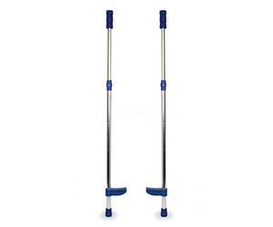 Small foot company - Echasses avec Tige télescopique, pour Enfants, en Aluminium Solide, Repose-Pieds Ajustables, à partir de 4 Ans, 9511