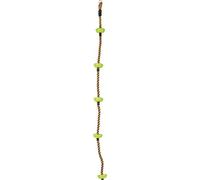 small foot Corde à grimper, matériau résistant aux intempéries, avec crochets de sécurité et repose-pieds, âge 3 +, 10877, Blanc