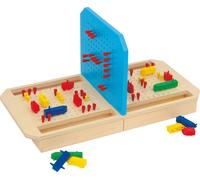 Small Foot Navires coulés en bois, avec éléments de jeu enfichables, jeu de stratégie pour petits et grands, à partir de 6 ans, 3457 personnes, rouge