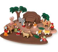 Jeu De Crèche En Bois