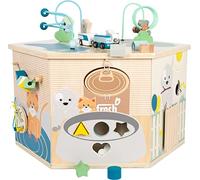 Small Foot Design – Cube de motricité XXL Animaux de compagnie en bois – Multifonctionnel