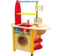Small Foot - Cuisine pour enfant - bois - All in one Deluxe - 1155 Multicolore G