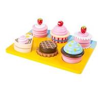 Small foot Cupcakes lot de jouets en bois 3 y+ 13 pcs