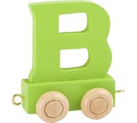 Small Foot Design 10352 'Train de lettres multicolores' en bois lettre B, vert (1 pièce)