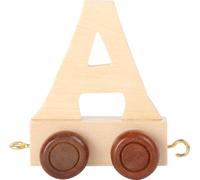 Small Foot Design 7460 Train de lettres en bois, wagon de lettres A, naturel (1 pièce)