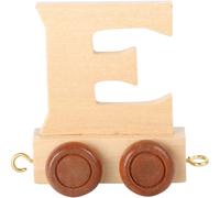 Small Foot Design 7464 Train de lettres en bois, wagon de lettres E, naturel (1 pièce)