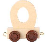Small Foot Design 7474 Train de lettres en bois, wagon de lettres O, naturel (1 pièce)
