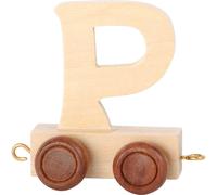 Small Foot Design 7475 Train de lettres en bois, wagon de lettres P, naturel (1 pièce)
