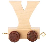 Small Foot Design 7484 'Train de lettres nature' Wagon, lettre Y en bois, nature (1 pièce)
