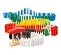 Small Foot Domino Rally bois junior 490-pièces Multicolore G