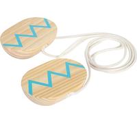 Small Foot Design Echasses « Active » en bois réglables en hauteur, dès 4 ans Bleu/Naturel