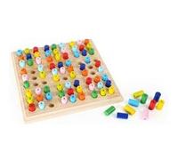 Small Foot épingles de sudoku en bois 25 x 25 x 3 cm Ivoire G