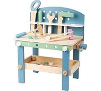 Small Foot Etabli Nordic Compact en Bois, pour Enfants, avec Outils et Accessoires, à partir de 3 Ans, 11376