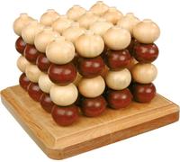 Small Foot - Foor n a Row 3D Houten Strategiespel