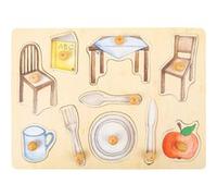 Small Foot forme puzzle Objets en bois junior 9 pièces Multicolore G