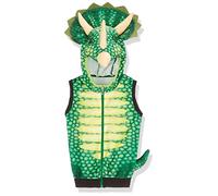 Small Foot Gilet de déguisement Dinosaure Tricératops, déguisement pour Enfants à partir de 3 Ans, Tailles 98-104, 11125