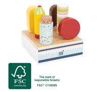 Small Foot - Glacière en bois avec support, 7dlg.