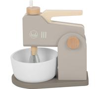 small foot Grigio Tasty in Legno, 2 in 1, Robot da Cucina Mano e Mixer in Piedi,
