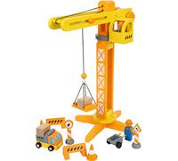 Jouet en bois Grue & accessoires de chantier Small foot by Legler® -