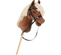 small foot Hobby Horse Marron foncé « Rocco » avec bridon, dès 3 Ans