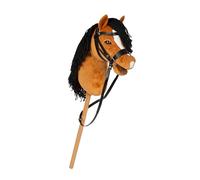 Small Foot Design Cheval bâton « Melodie » Marron – licol, bridon, longe – Dès 3 ans
