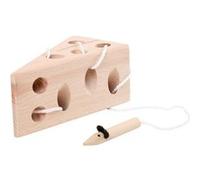 Small Foot Jeu d'association fromage et souris brun clair 12 x 5 x 5,5 cm Marron clair G