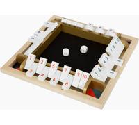 Small Foot Jeu de dés Shut The Box Gold Edition, jeu de société pour toute la famille, à partir de 6 ans, art. 12364, Multicolore