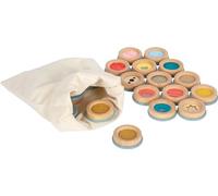 Small Foot Jeu de mémoire « Sensory », Toucher différentes Surfaces, dès 3 Ans, 12467, Berry, Petit