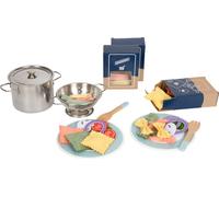 Small Foot - Jeu de nourriture en bois Pasta Chef Set, 19dlg.