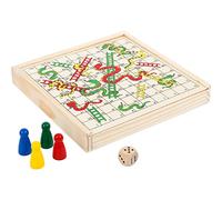 Small Foot Jeu d'échelles et de Serpents à emporter format voyage, 3 Ans+, 11211, Multicolore - Version Allemande
