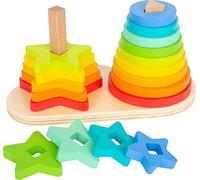 Small Foot Jeu d'encastrement Arc-en-Ciel, Stimulation de la motricité Fine, dès 12 Mois, 11720, Petit