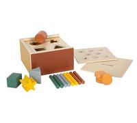 Small Foot Design - Jeu d'encastrement Montessori 12743 - Bois certifié FSC 100% dès 1 an