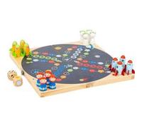 Small Foot jeu pour enfants Ludo - Spacejunior 24 x 24 cm 19-pièces Multicolore G