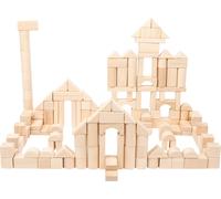 small foot - Jouets de construction en bois Nature, grand paquet