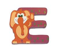 Small Foot Lettera E in Legno Con animali