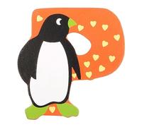 Small Foot Lettera P in Legno Con animali