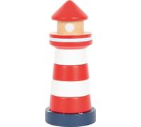 Small Foot Tour à empiler Phare Grand Océan – Bois certifié FSC® 100% – dès 1 an – Rouge