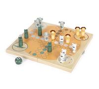 Small Foot Design – Jeu de société Ludo « Safari » 12642 en bois, coloré, dès 3 ans