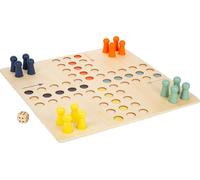 small foot Ludo XL en Bois pour 4 Joueurs, Jeu de société Grand Format pour Toute la Famille, à partir de 4 Ans, 1178