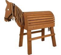 Small Foot Design – Cheval de voltige 12666 en bois marron, résistant aux intempéries