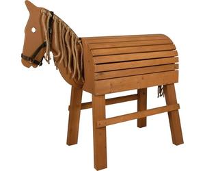 small foot Marron en Bois, résistant aux intempéries, Cheval de voltige, 12666